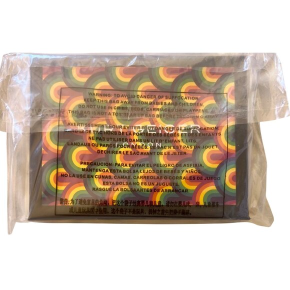 Kurt Geiger Quilted Leather Card Holder Crystal Eagle Head New in Box-Black - Picture 13 of 16